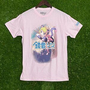 Hatsune Miku Kagamine Rin Anime Graphic T-shirt size Medium